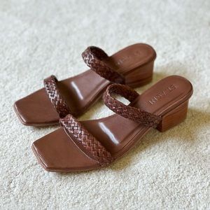 St. Agni Camille braided woven leather sandals